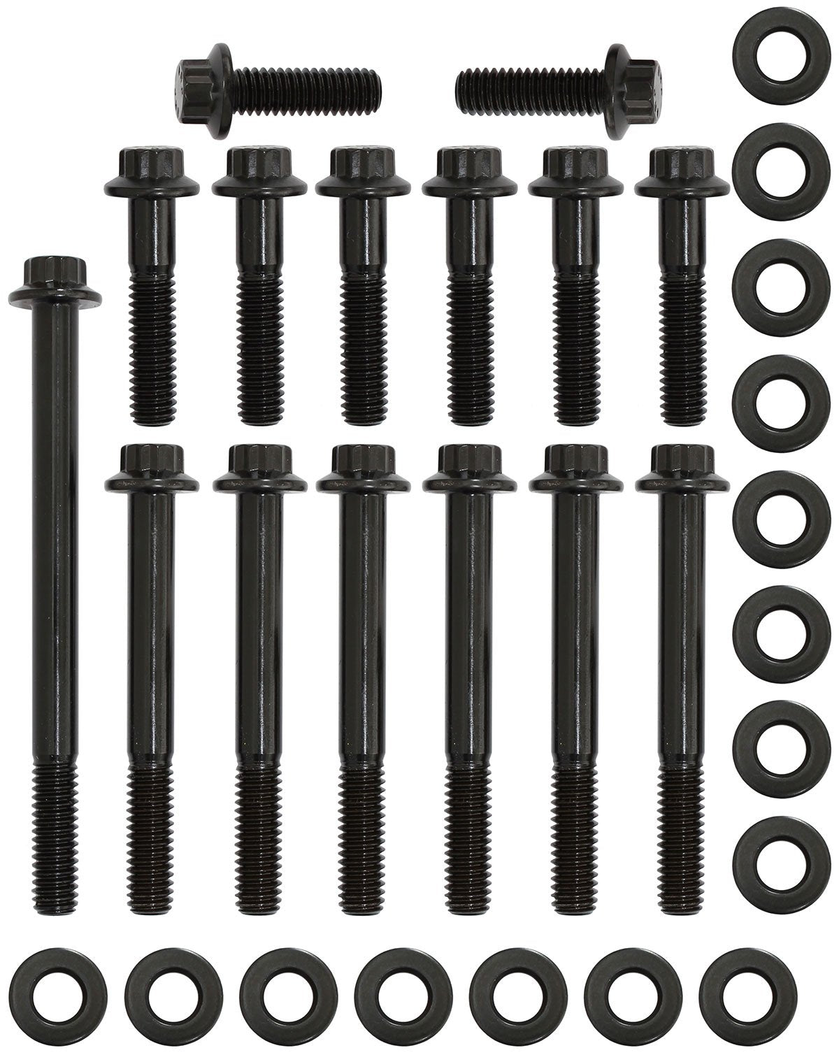 Timing Cover & Water Pump Bolt Kit, 12-Point Black Oxide
fits Holden 253-304-308 V8