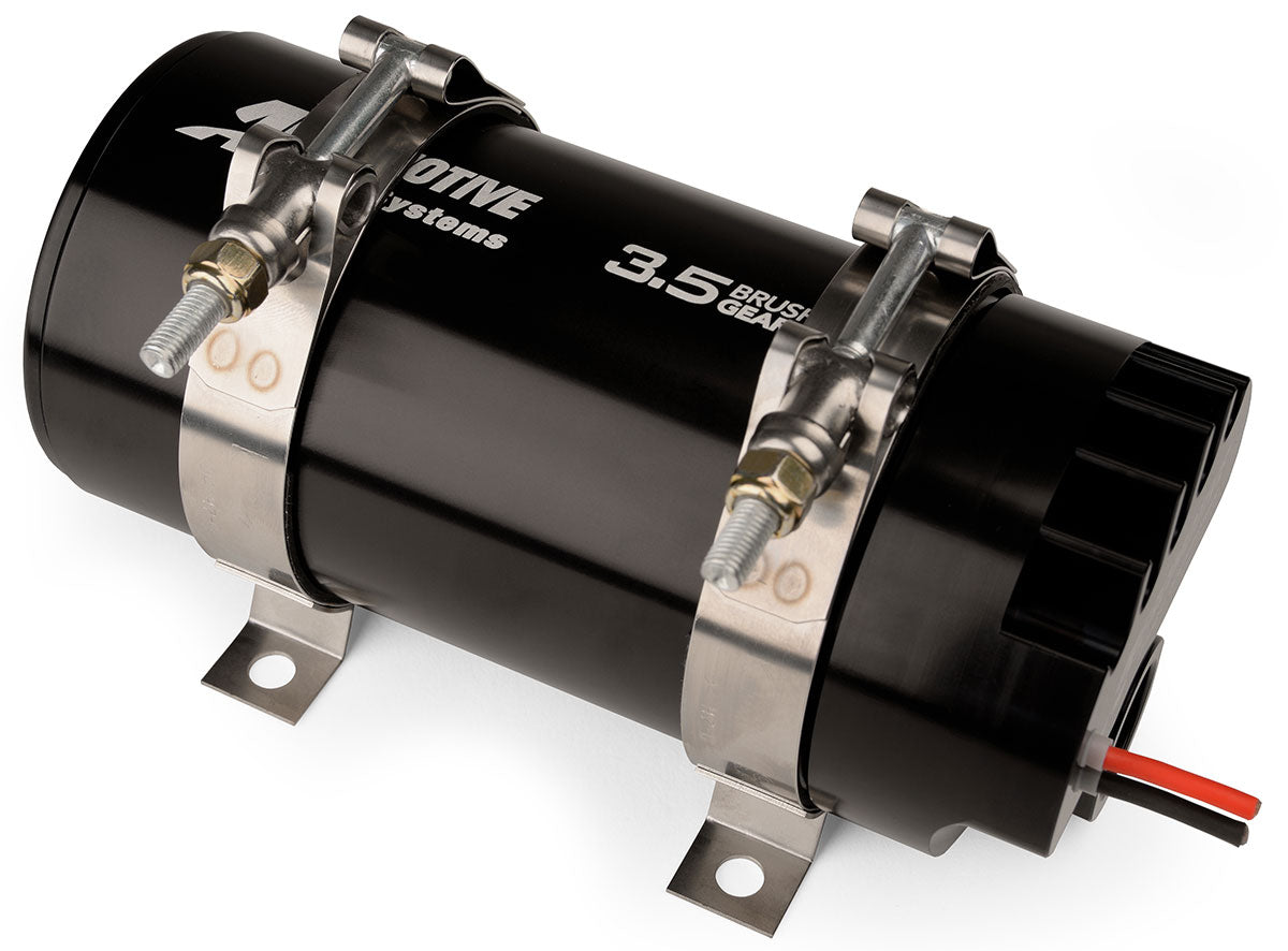 Pro Series 3.5 Brushless Fuel Pump - Round Body
-12 Inlet, -10 Outlet, Suit Carb & EFI Applications