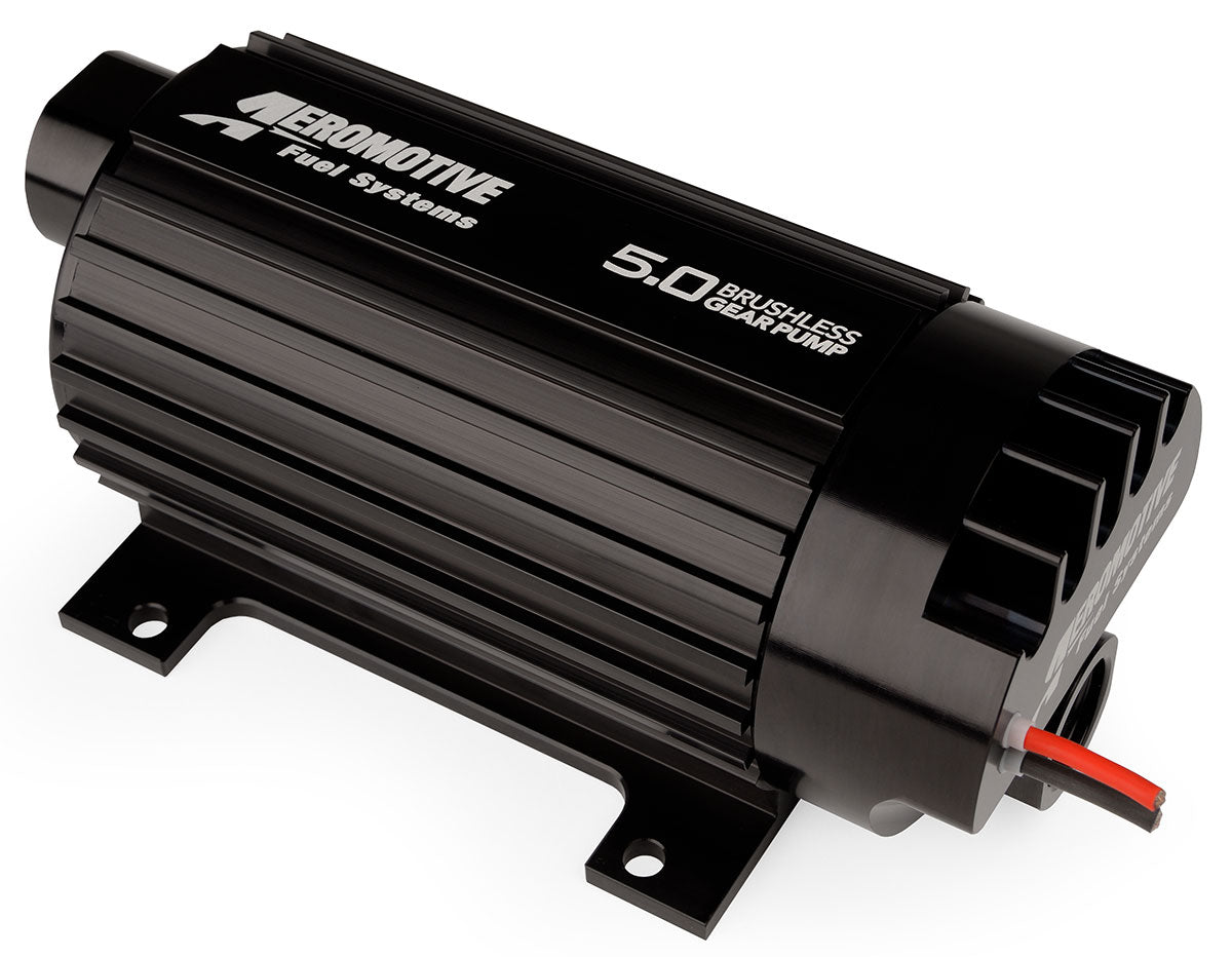 Pro Series 5.0 Brushless Fuel Pump - Signature Body
-12 Inlet, -10 Outlet, Suit Carb & EFI Applications, External Feet