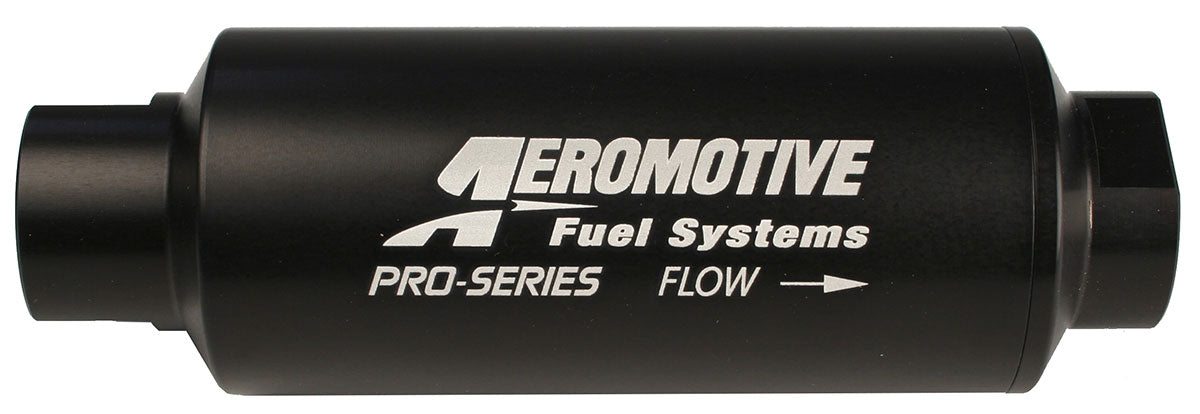 Pro Series 100 Micron High-Flow Fuel Filter
-12 Ports. Black Finish