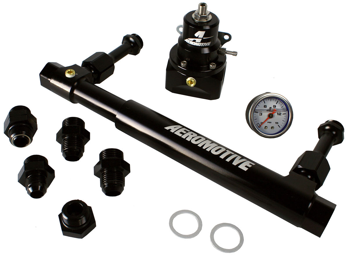 Dual Action Adjustable Fuel Log with Bypass Regulator  Suits 4150/4500 Holley Style Float Bowls