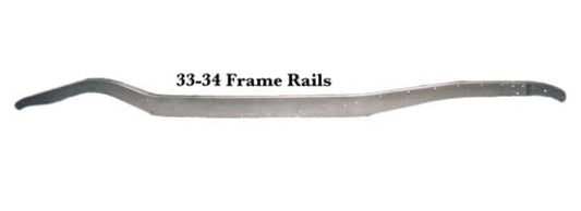 Replacement 1933-34 Ford Stamped Steel Frame Rails
9" x 10" x 151" - 10 gauge