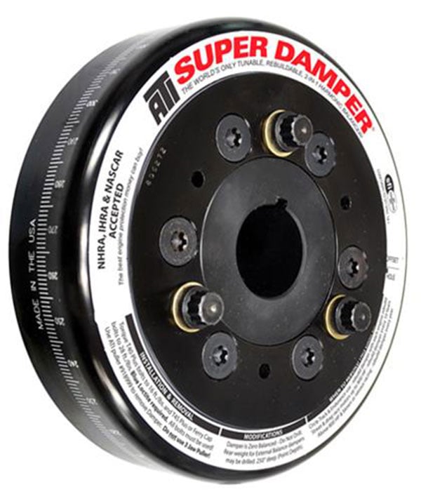 Super Damper Harmonic Balancer 7" Dia. SFI Approved
Suit SB Chev, Internal Balance With Standard OEM Front, 3-Ring