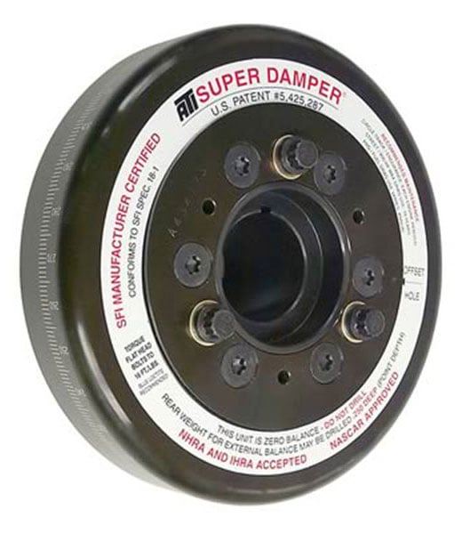 Blower Super Damper Harmonic Balancer SFI Approved - Steel
Suit BB Chev 7" O.D, Dual Keyway 3/16" & 1/4", 6-Bolt