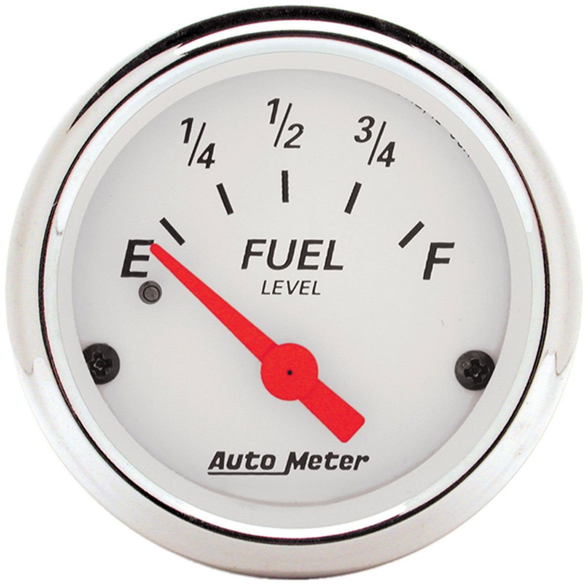 Arctic White Series Fuel Level Gauge
2-1/16", Short Sweep Electric, 240 ohms Empty/33 ohms Full