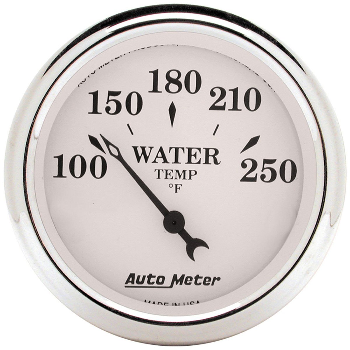 Old Tyme White Series Water Temperature Gauge
2-1/16", Short Sweep Electric, 100-250°F