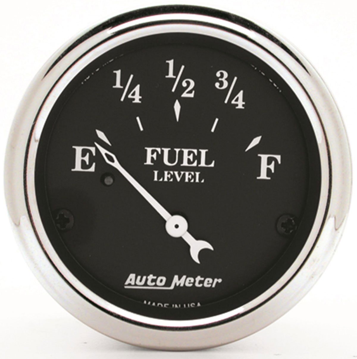 Old Tyme Black Series Fuel Level Gauge
2-1/16", Short Sweep Electric, GM, 0 ohms Empty/90 ohms Full