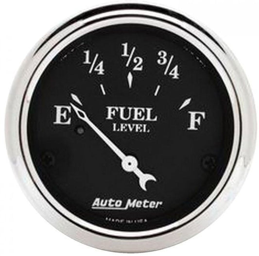 Old Tyme Black Series Fuel Level Gauge
2-1/16", Short Sweep Electric, Ford, 73 ohms Empty/8-12 ohms Full