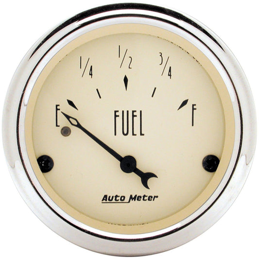 Antique Beige Series Fuel Level Gauge
2-1/16", Short Sweep Electric, 240 ohms Empty/33 ohms Full