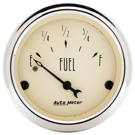 Antique Beige Series Fuel Level Gauge
2-1/16", Short Sweep Electric, 0 ohms Empty/30 ohmsFull