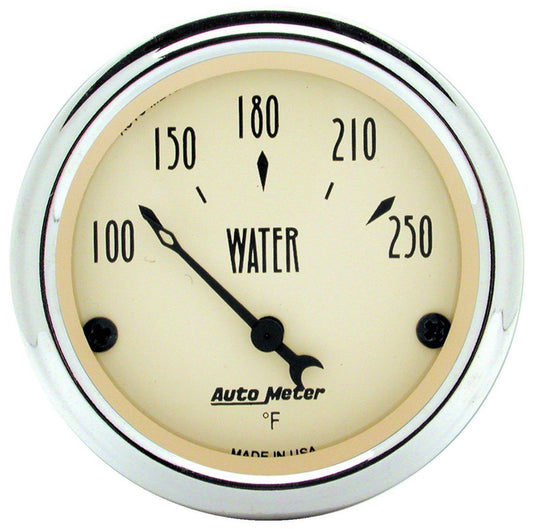 Antique Beige Series Water Temperature Gauge
2-1/16", Short Sweep Electric, 100-250°F