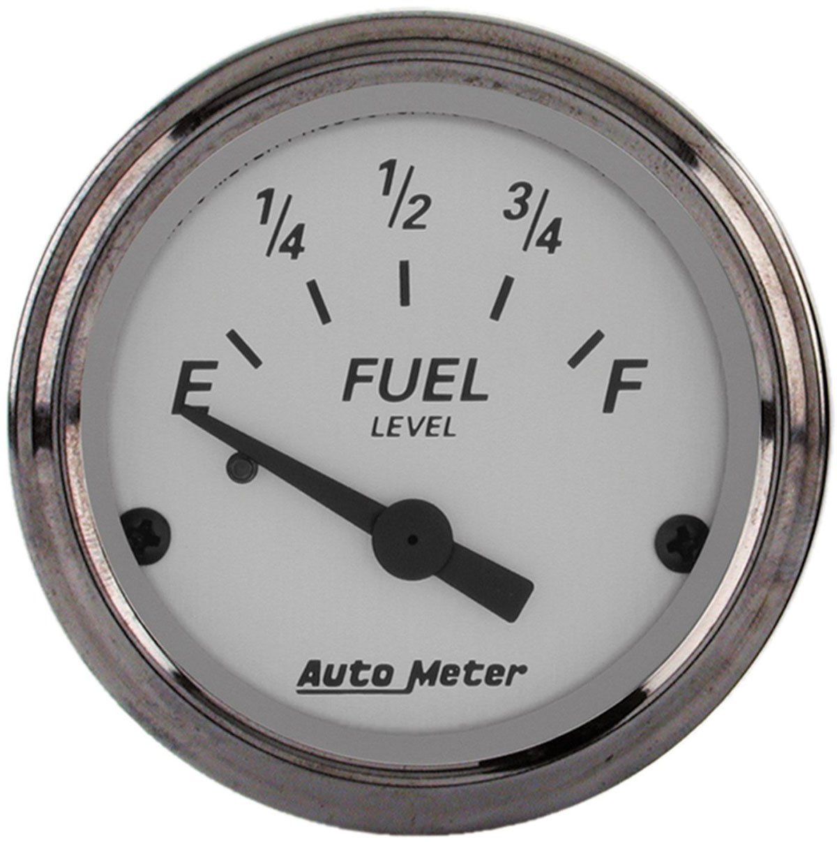 American Platinum Series Fuel Level Gauge  2-1/16", Short Sweep Electric, Ford, 73 ohms Empty/8-12 ohms Full