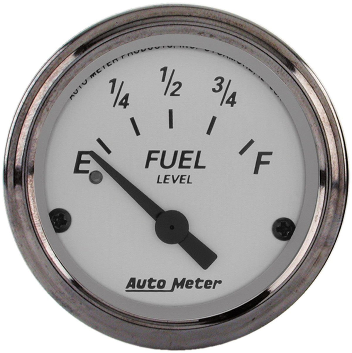 American Platinum Series Fuel Level Gauge  2-1/16", Short Sweep Electric, 240 ohms Empty/33 ohms Full