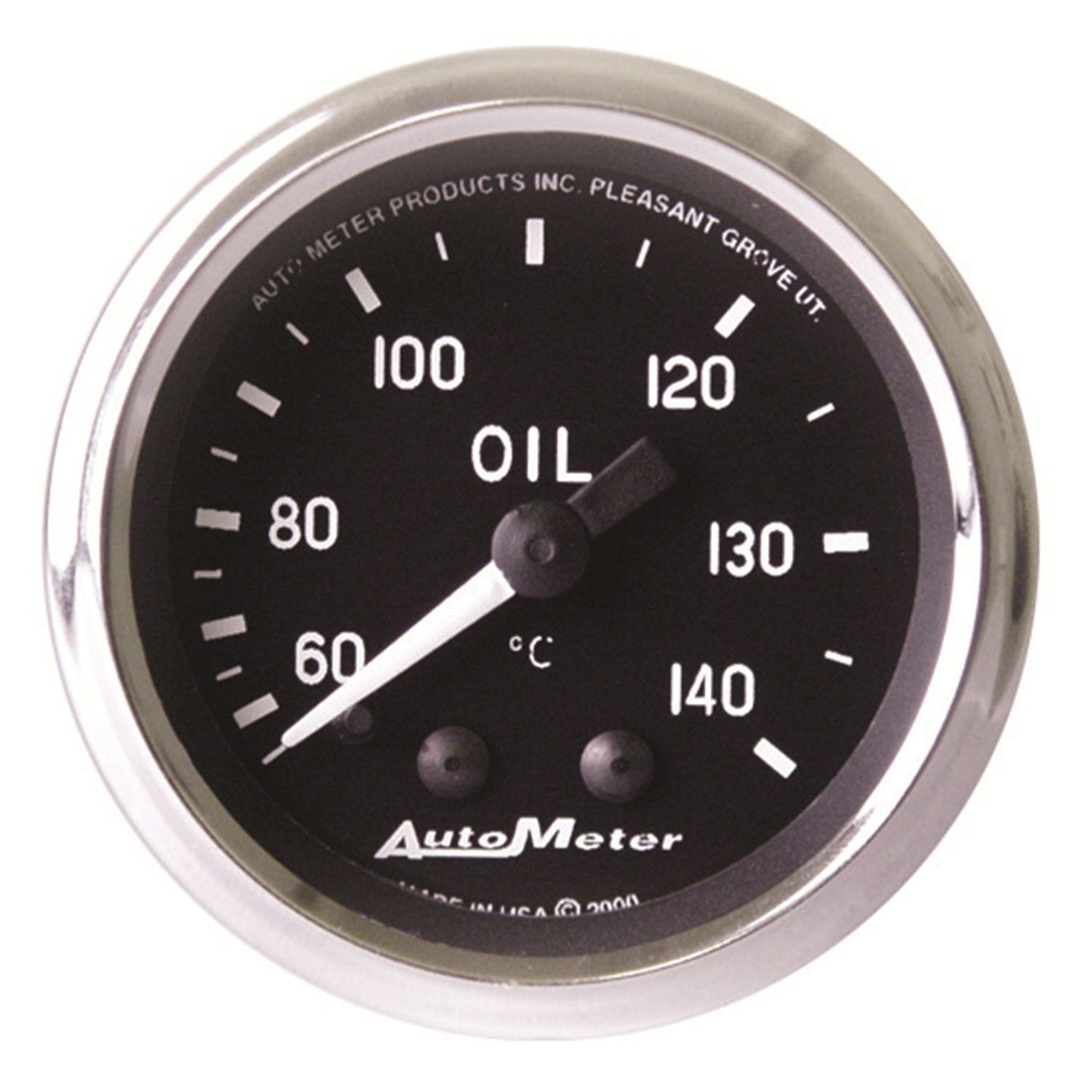 Cobra Series Oil Temperature Gauge  2-1/16", Full Sweep Mechanical, 60-140°C