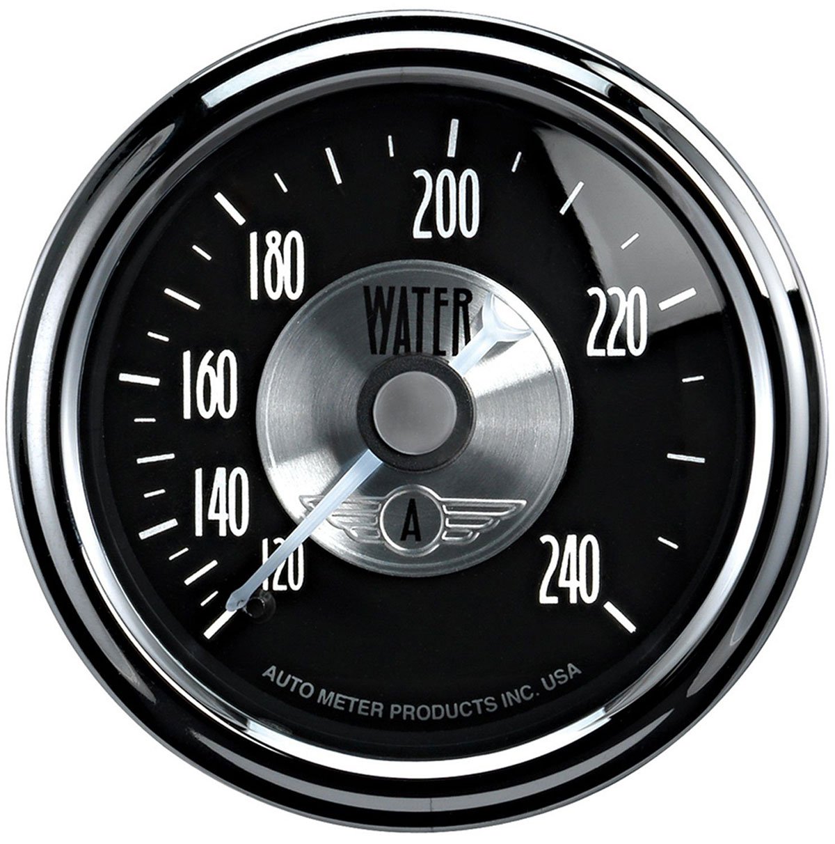 Prestige Series - Black Diamond Water Temperature Gauge
2-1/16", Full Sweep Mechanical 120-240°F