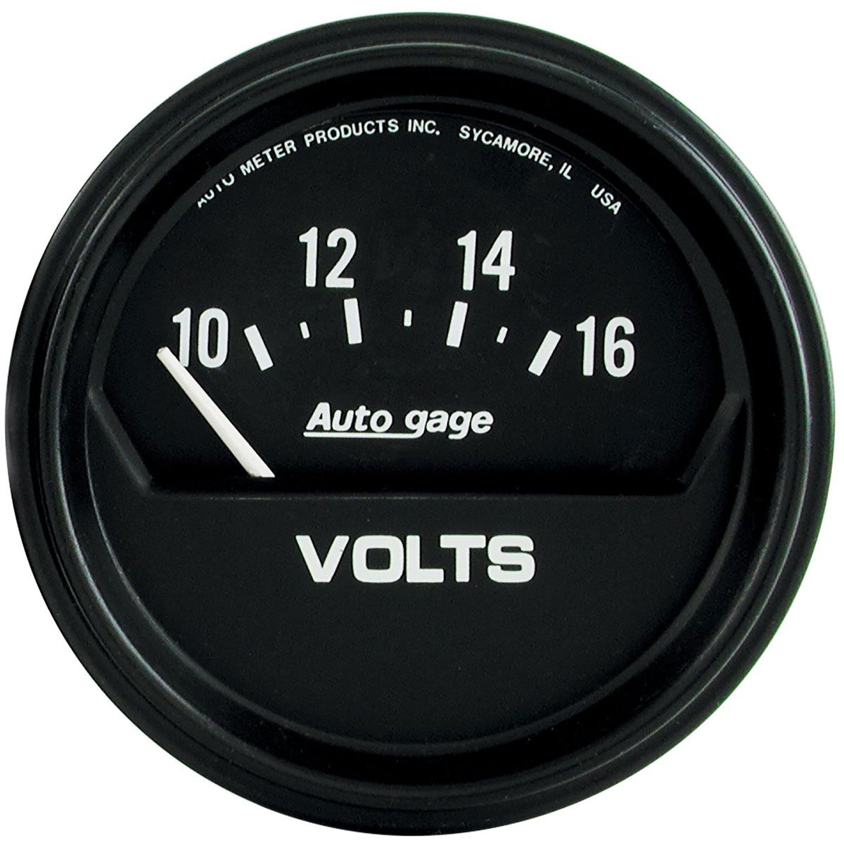 Auto gage Series Voltmeter Gauge
2-5/8", Short Sweep Electric, 10-16 volts