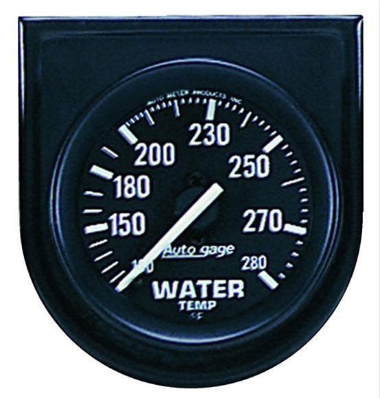 Auto gage Series Water Temperature Gauge  2-1/16", Full Sweep Mechanical, Individual Console, 100-280°F