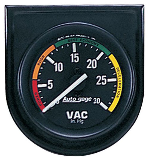 Auto gage Series Vacuum Gauge
2-1/16", Full Sweep Mechanical, Individual Console, 30 In. Hg.