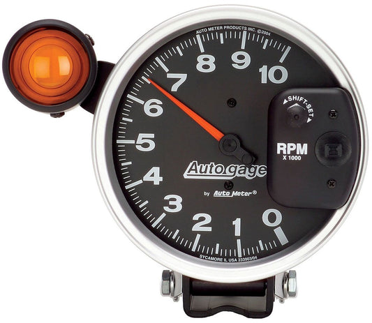 Auto gage Monster Shift-Lite Tachometer
5", Pedestal Mount, 0-10,000 rpm