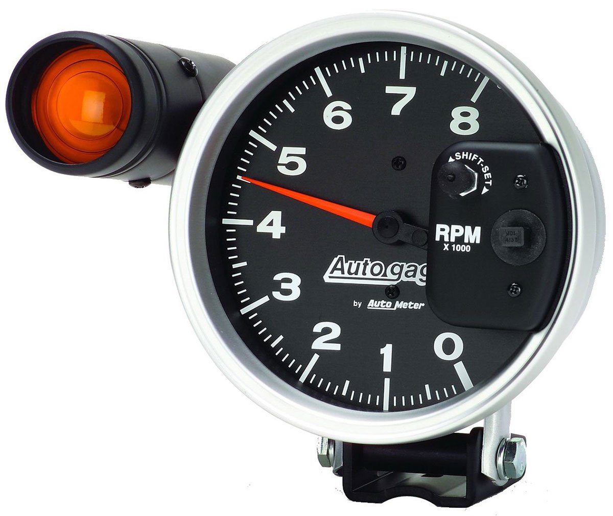 Auto gage Monster Shift-Lite Tachometer
5", Pedestal Mount, 0-8,000 rpm