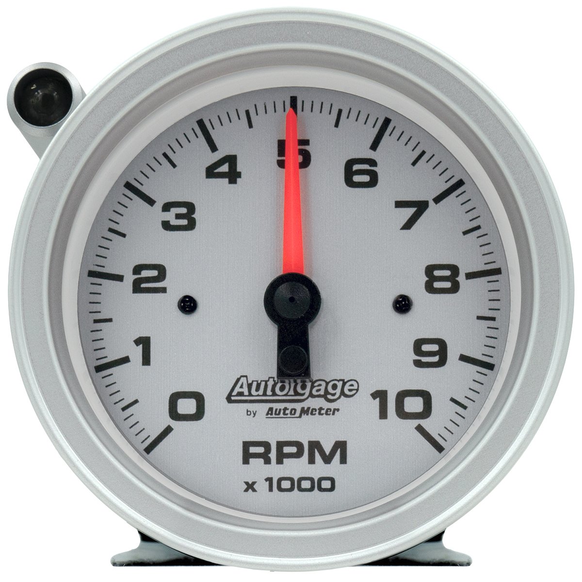 Auto gage Shift-Lite Tachometer
3-3/4", Pedestal Mount, Silver, 0-10,000 rpm