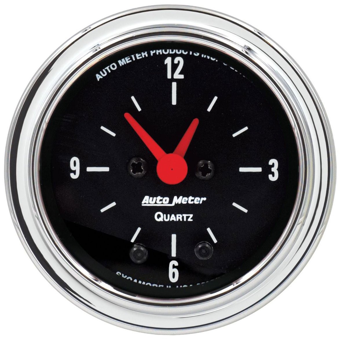 Traditional Chrome Series Clock
2-1/16", Range: Quartz w/Second Hand