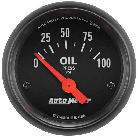 Z-Series Oil Pressure Gauge
2-1/16", Short Sweep Electric, 0-100 psi