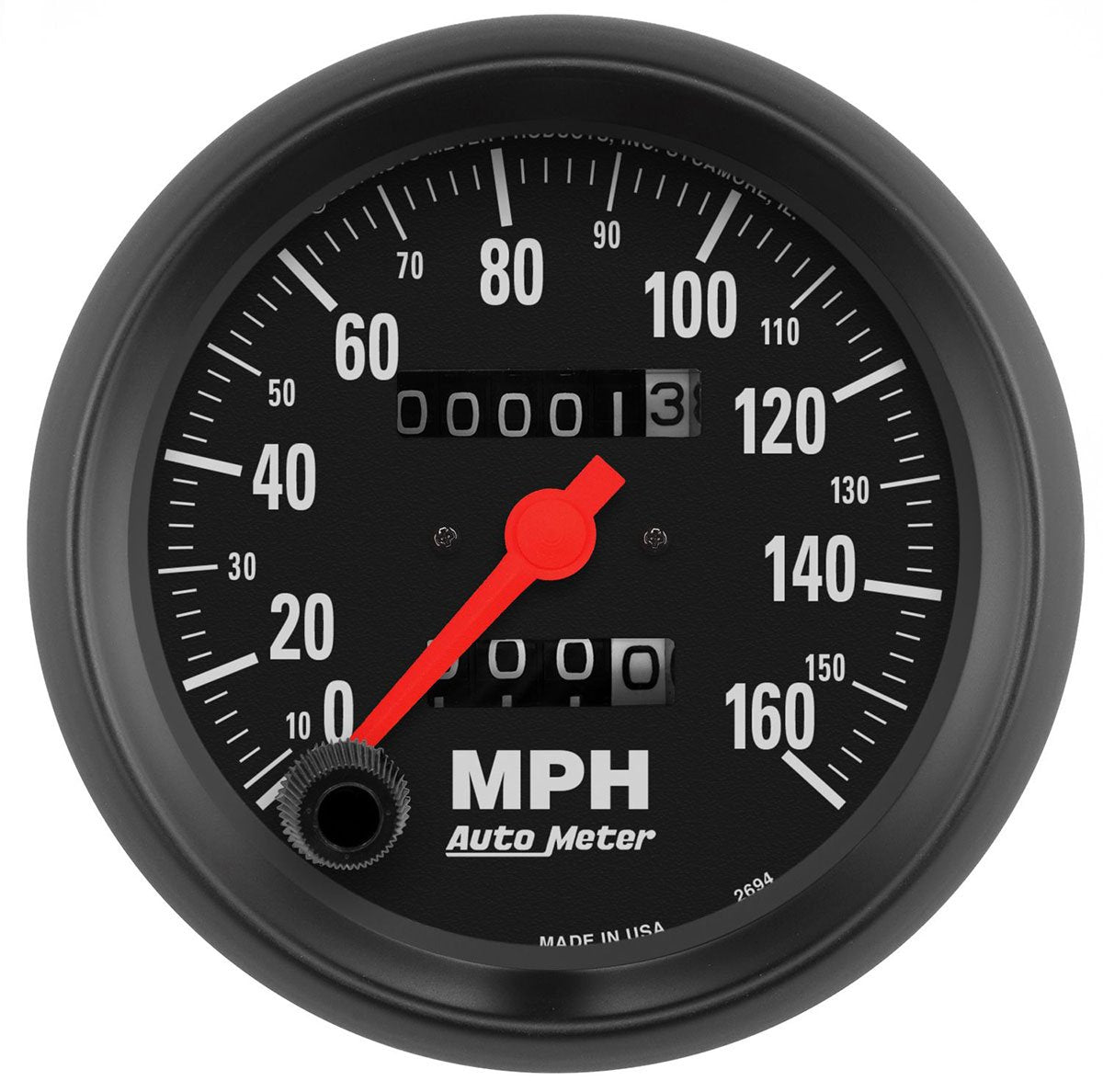 Z-Series Speedometer
3-3/8", In-Dash, Mechanical, 0-160 mph