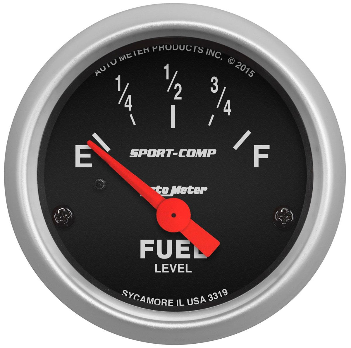 Sport-Comp Series FuelLevel Gauge
2-1/16", Short Sweep Electric, 73 ohms Empty/10 ohms Full