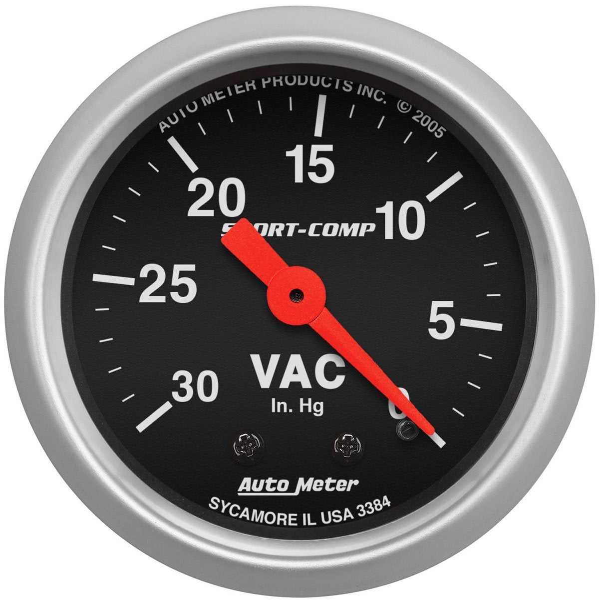 Sport-Comp Series Vacuum Gauge
2-1/16", Full Sweep Mechanical, 30 In. Hg.