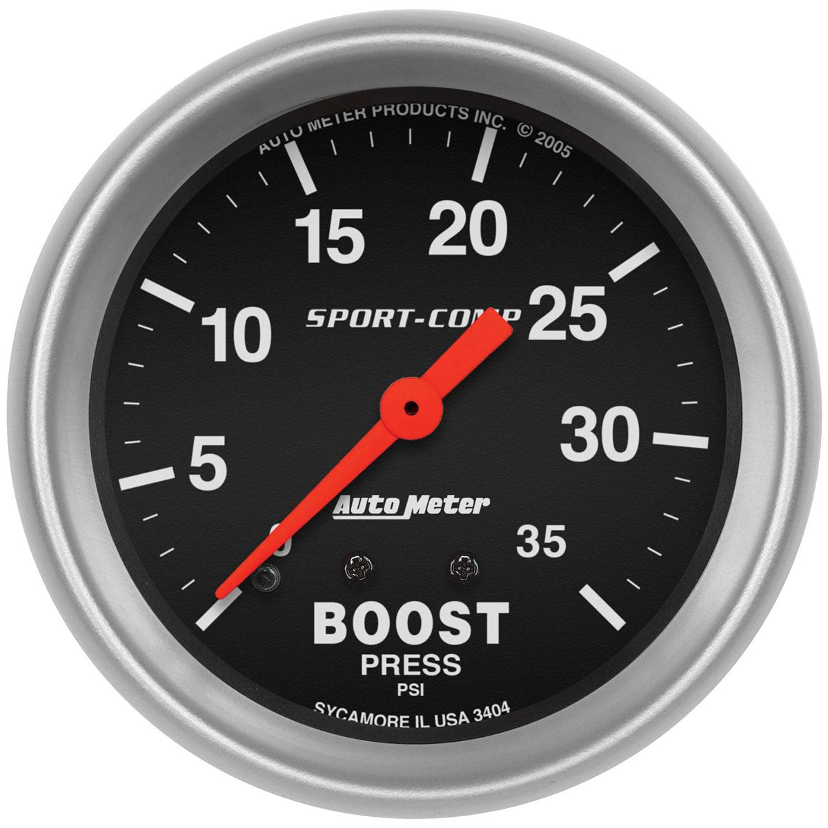 Sport-Comp Series Boost Gauge
2-5/8", Full Sweep Mechanical, 0-35 psi