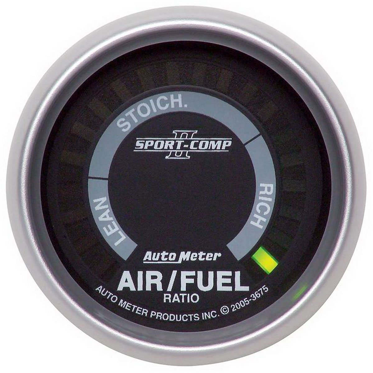 Sport-Comp II Air / Fuel Ratio Gauge
2-1/16", Digital, Narrowband, Range: Lean-Rich