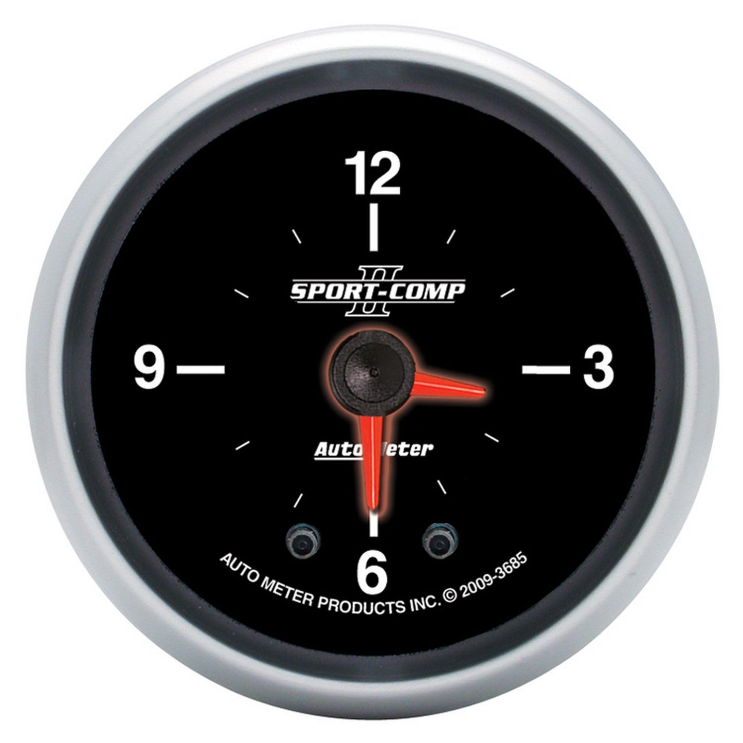 Sport-Comp II Series Clock  2-1/16", Quartz with Second Hand