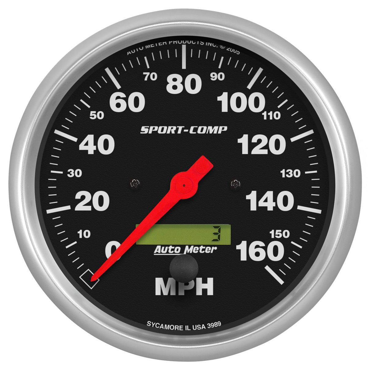 Sport-Comp Series Speedometer
5", In-Dash, Electrical, Programmable, 0-160 mph