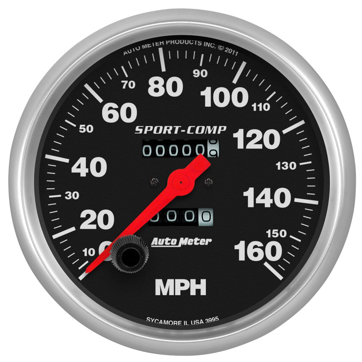 Sport-Comp Series Speedometer
5", In-Dash, Mechanical, 0-160 mph