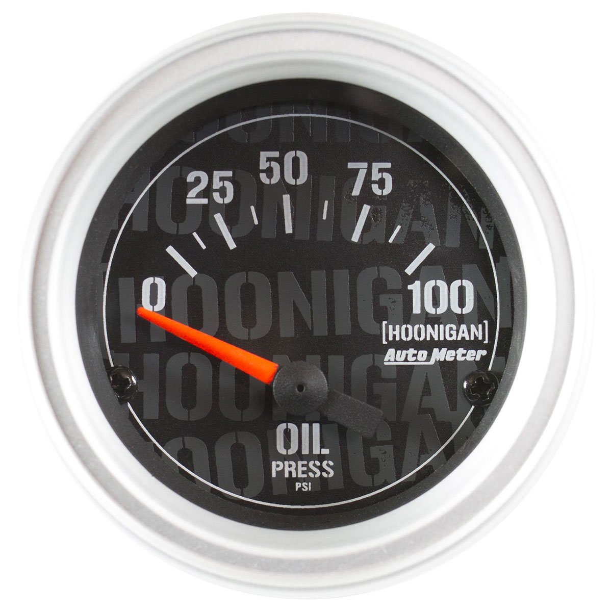 Hoonigan Series Oil Pressure Gauge
2-1/16", Short Sweep Electric, 0-100 psi