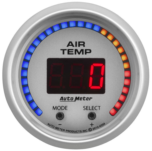 Ultra-Lite Series Air Temrature Gauge
2-1/16", Dual Channel Electrical, 100-300 °F