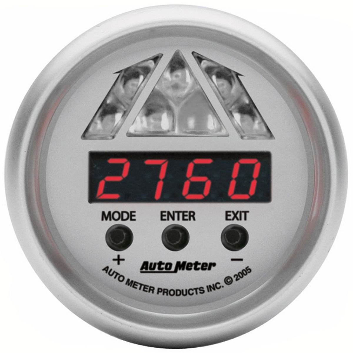 Level 1 Ultra-Lite Digital Pro Shift Light Gauge
Silver Housing,Amber Lens