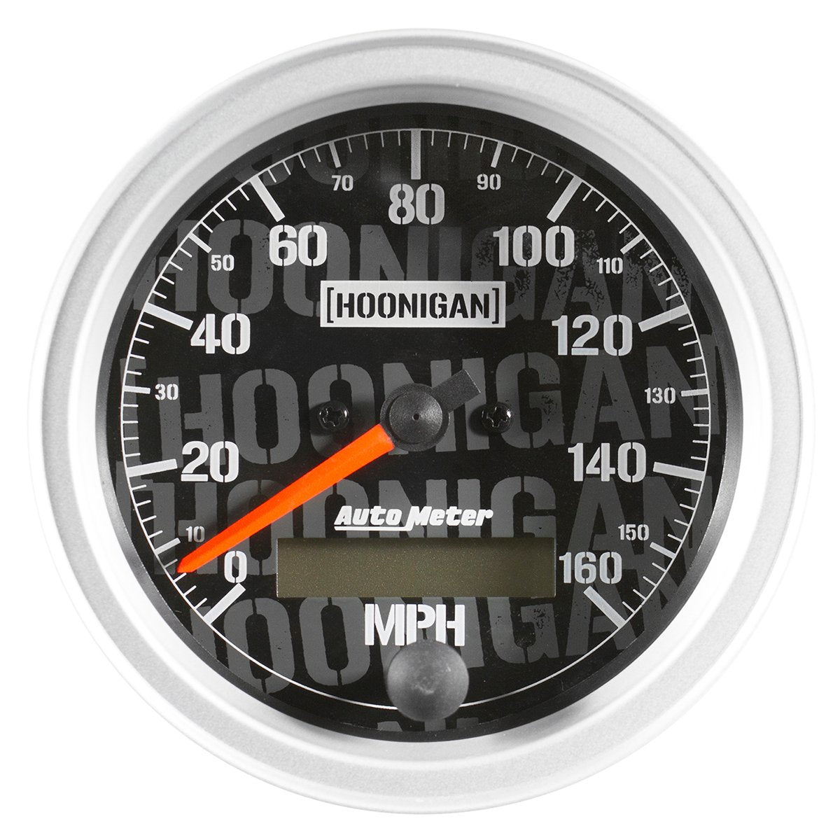 Hoonigan Series 3-3/8" 160 mph Electronic Speedometer
with LCD Odometer