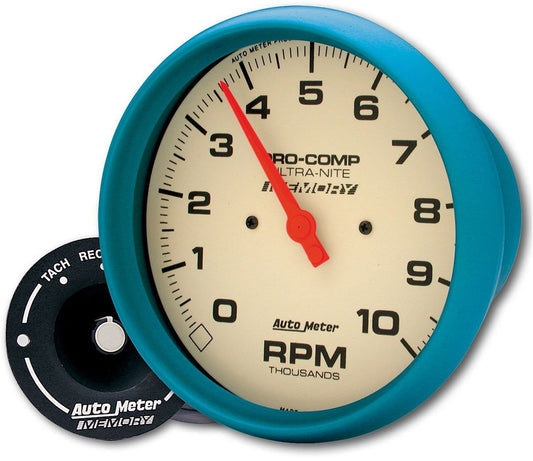 Ultra-Nite Series Tachometer
5", In-Dash, Memory, 0-10,000 rpm