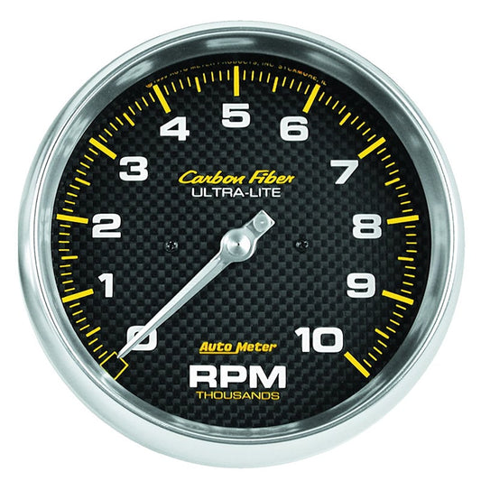 Carbon Fiber Series Tachometer
5", In-Dash, 0-10,000 rpm