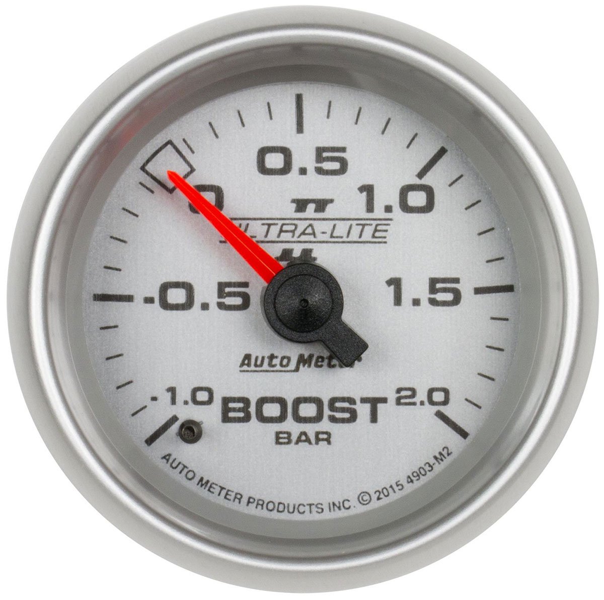 Ultra-Lite II Boost/Vacuum Gauge
2-1/16", Full Sweep Mechanical, 60 cm/Hg - 2.0 Bar