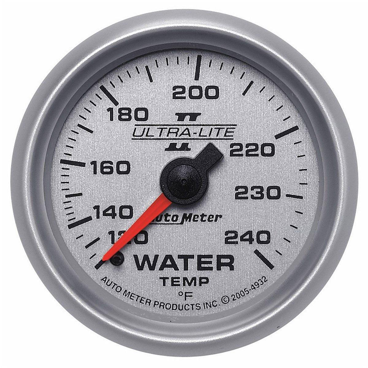 Ultra-Lite II Series Water Temperature Gauge  2-1/16", Full Sweep Mechanical, 120-240°F