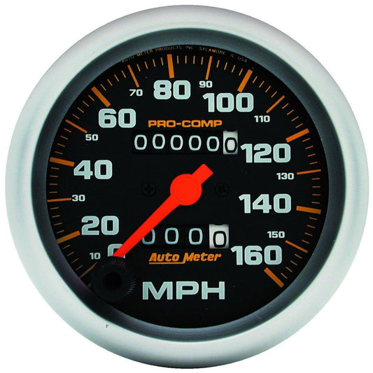 Pro-Comp Series Speedometer
3-3/8", In-Dash, Mechanical, 0-160 mph