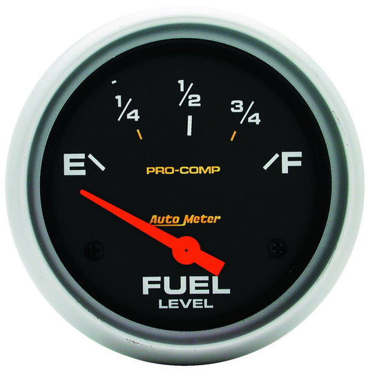 Pro-Comp Series Fuel Level Gauge
2-5/8", Short Sweep Electric, GM, 0 ohms Empty/90 ohms Full