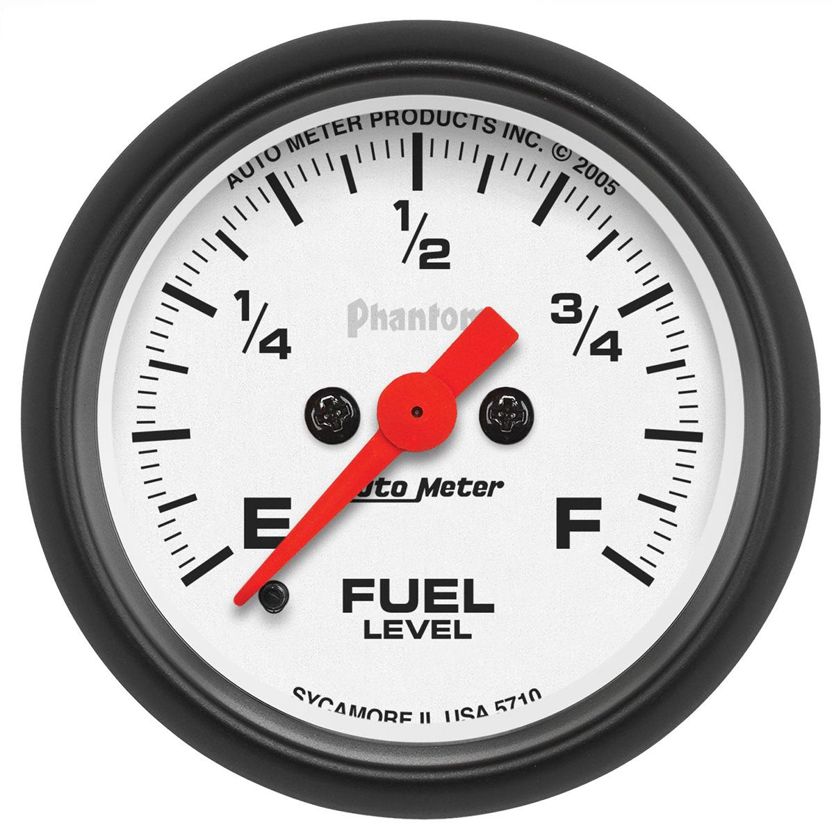 Phantom Series Fuel Level Gauge
2-1/16", Full Sweep Electric, Programmable , 0-280 ohms