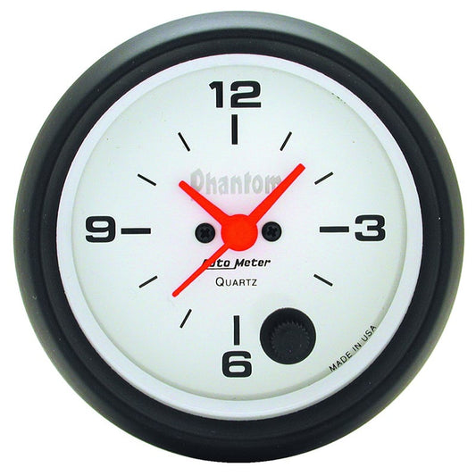 Phantom Series Clock
2-5/8", Quartz Movement with Second Hand