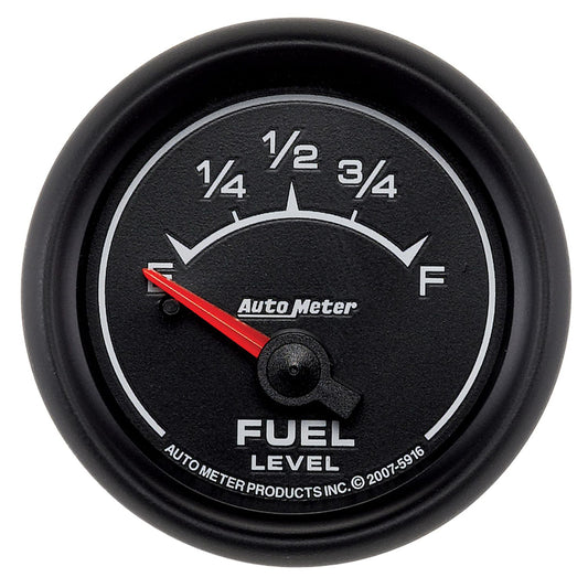 ES Series Fuel Level Gauge  2-1/16", Short Sweep Electric, 240 ohms Empty - 33 ohms Full