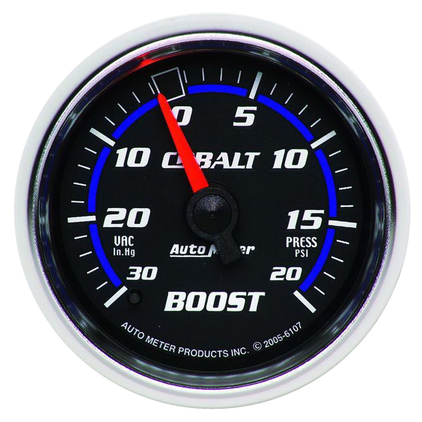 Cobalt Series Boost/Vacuum Gauge
2-1/16", Full Sweep Mechanical, 30 In. Hg./20 psi