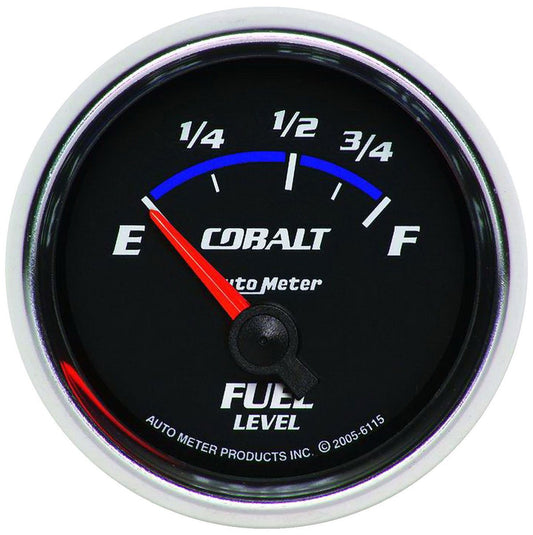 Cobalt Series Fuel Level Gauge
2-1/16", Short Sweep Electric, Ford, 73 ohms Empty/10 ohms Full